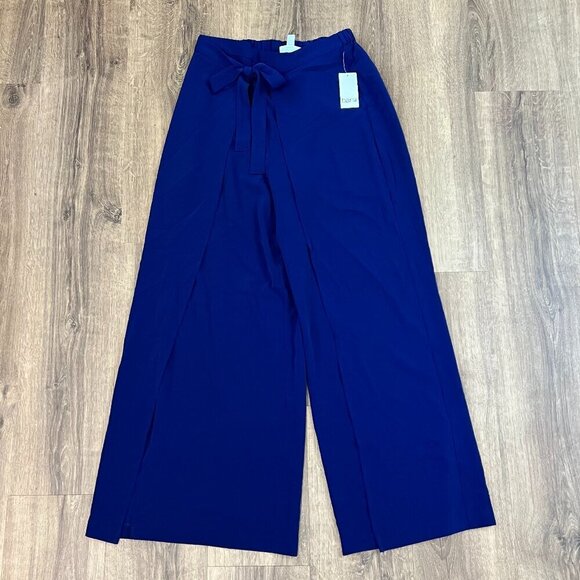 NEW Bar III Wide-Leg Tie-Front Casual Pants Sz L - Picture 2 of 12